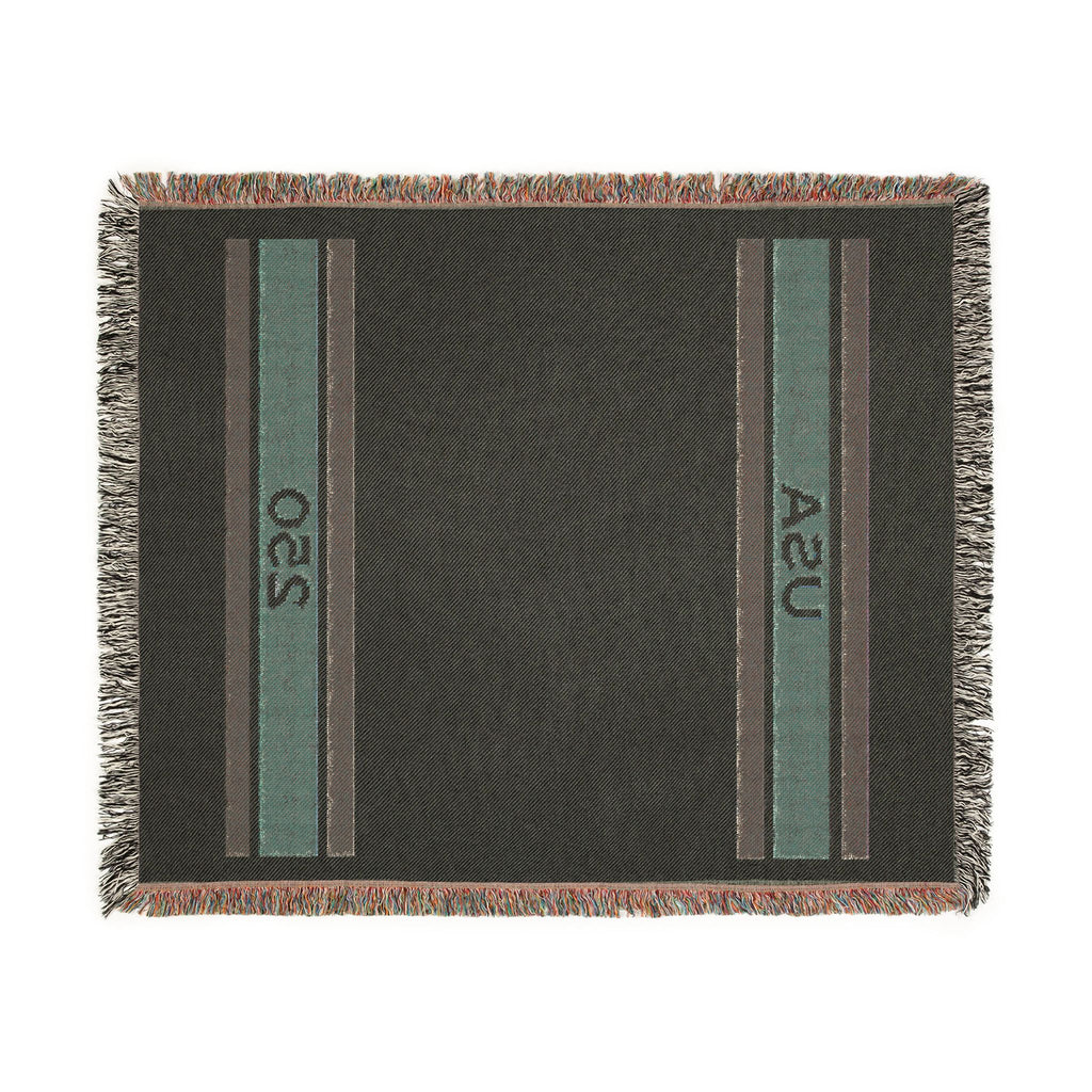 USA 250 Woven Blanket — Striped Southwestern Throw
