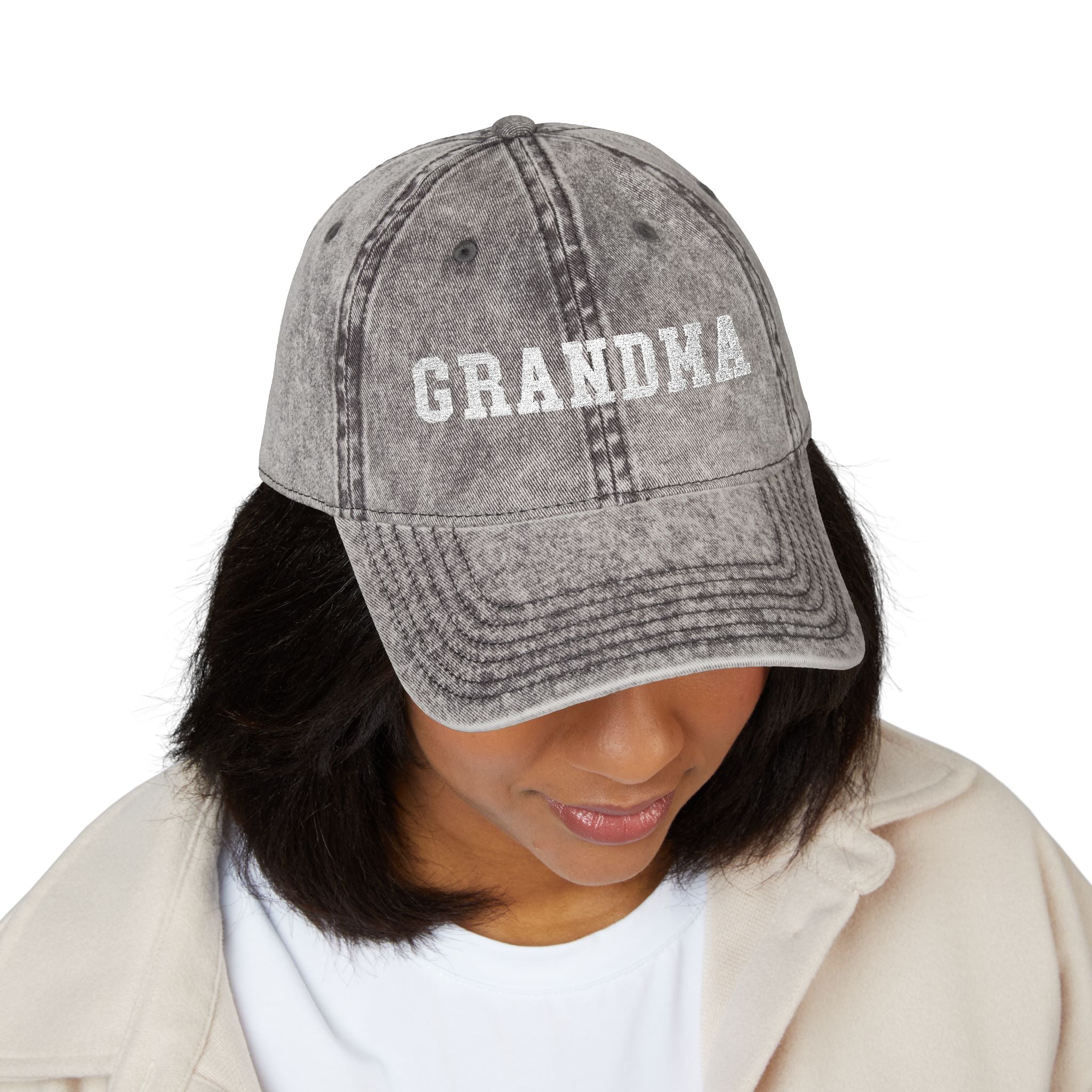 Vintage Embroidered 'GRANDMA' Cap