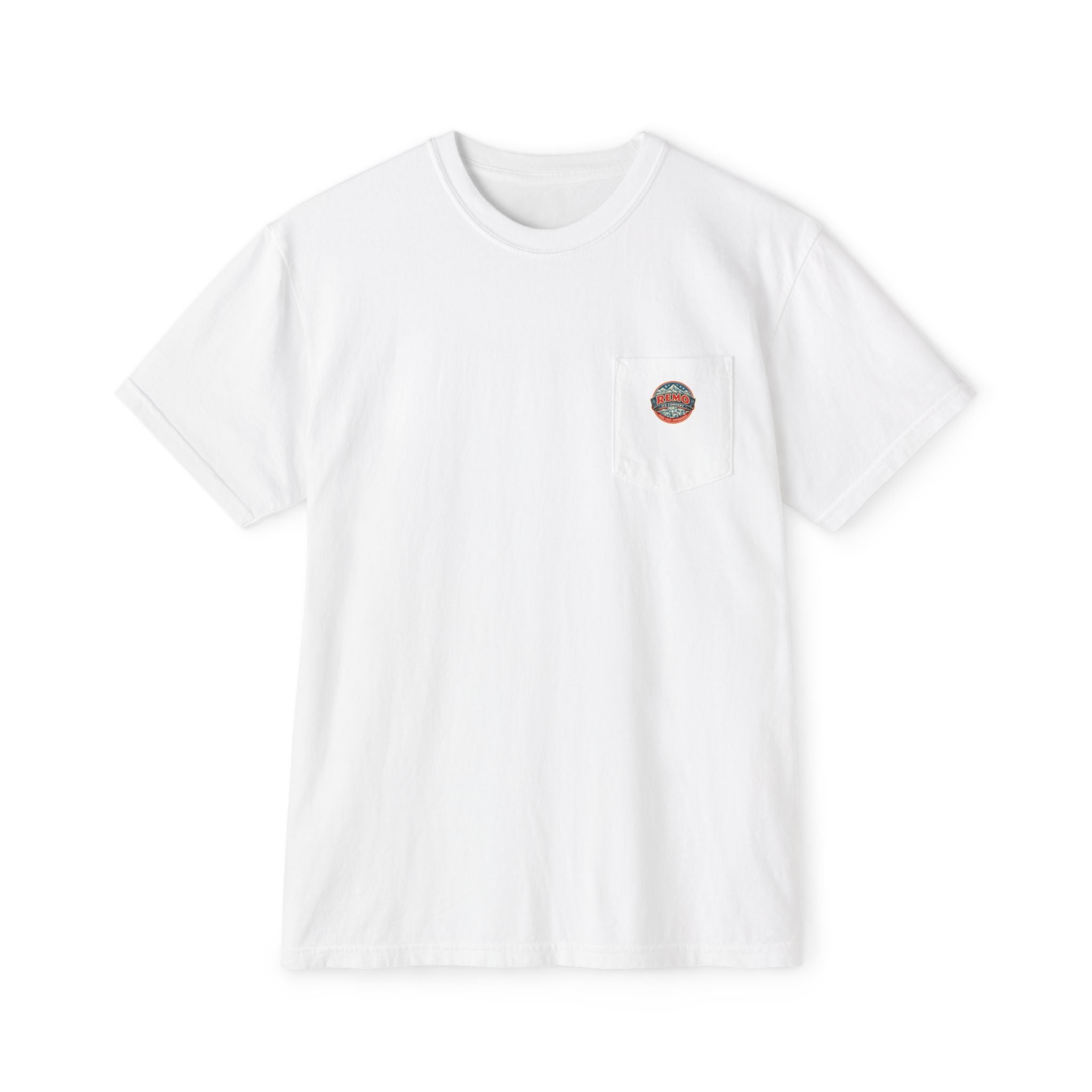 Pocket T-Shirt — Small American Flag Eagle Pocket Tee