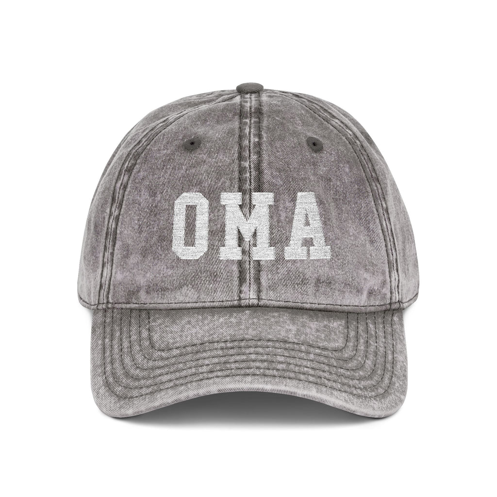 Vintage Embroidered 'OMA' Cap