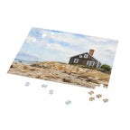 Coastal Cottage Jigsaw Puzzle — Scenic Beach House 120/252/500-Piece