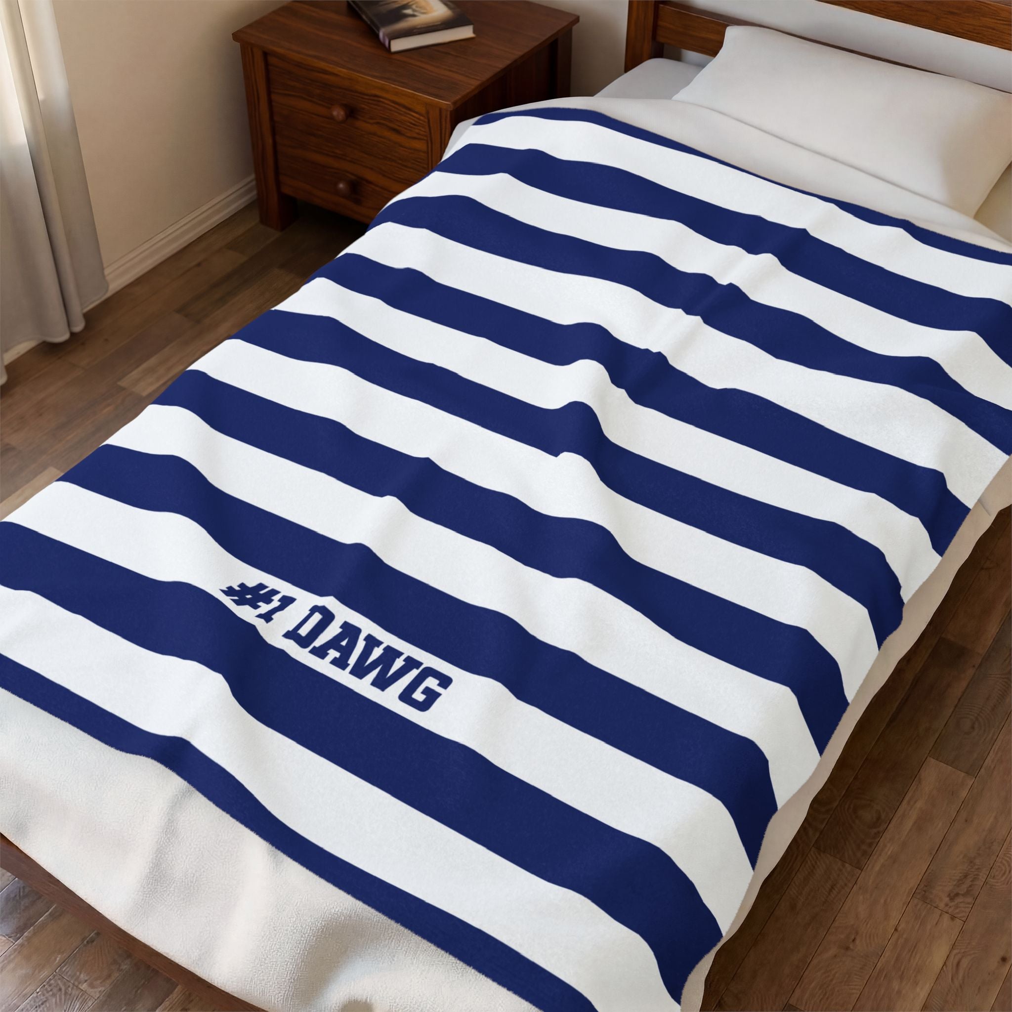 Personalized Varsity Fleece Blanket