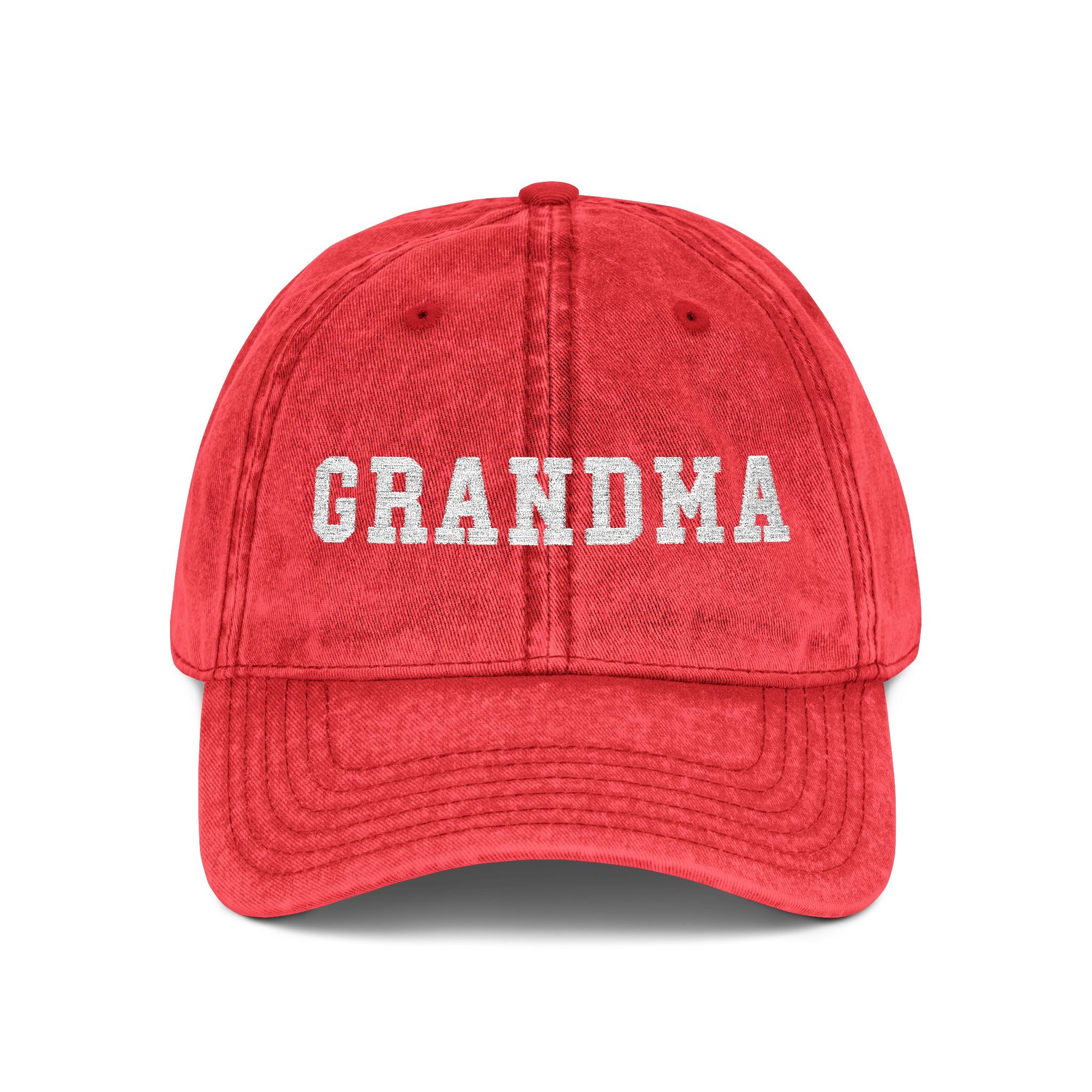 Vintage Embroidered 'GRANDMA' 'GIGI' 'MAMA' 'OMA' 'NANA' 'MIMI' Baseball Cap