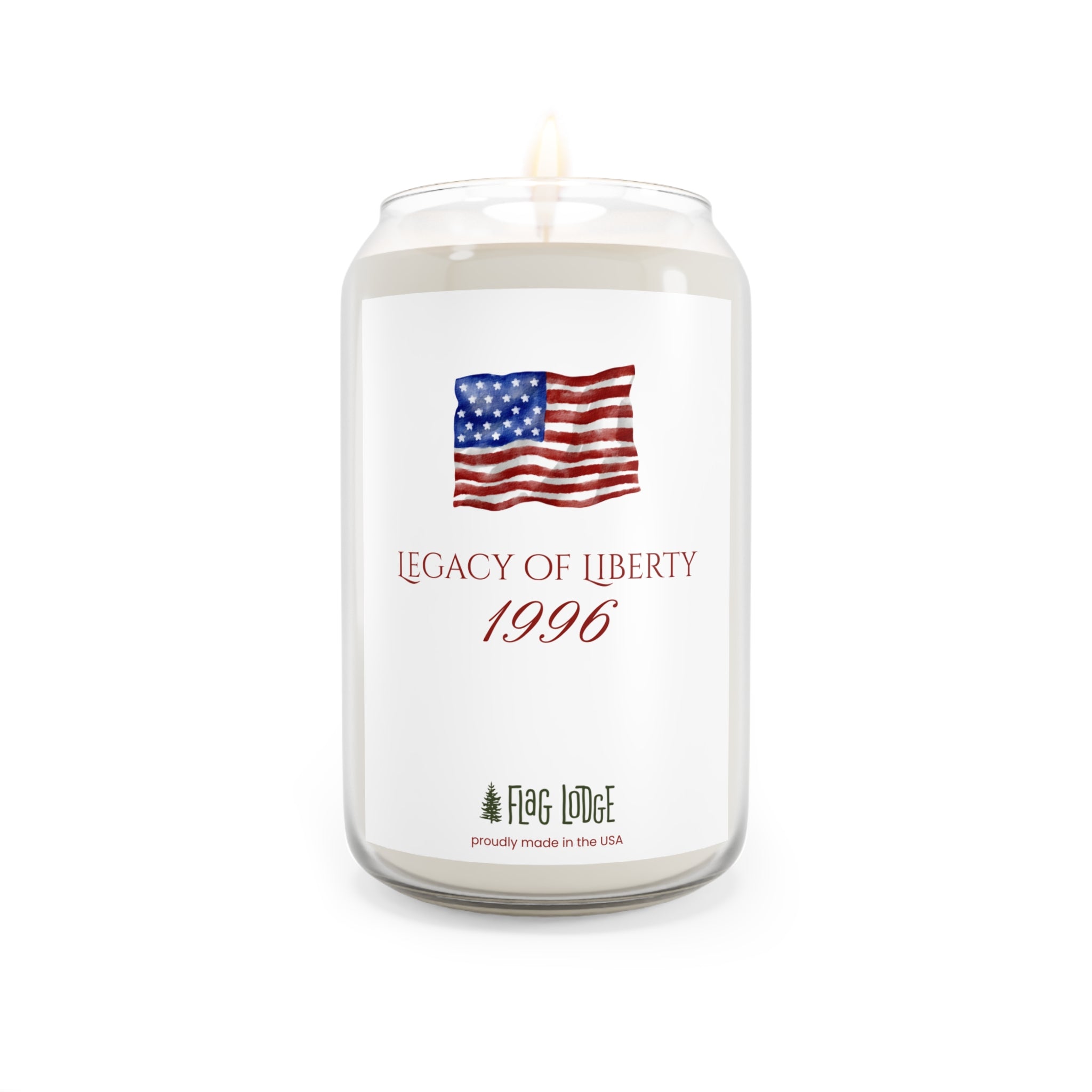 Patriotic Scented Soy Candle (Personalized Gift)