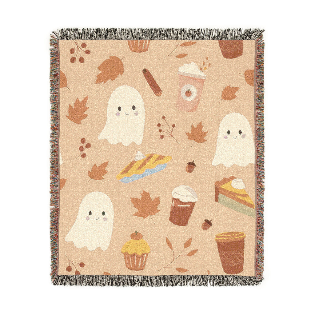 Ghostly Harvest Woven Blanket