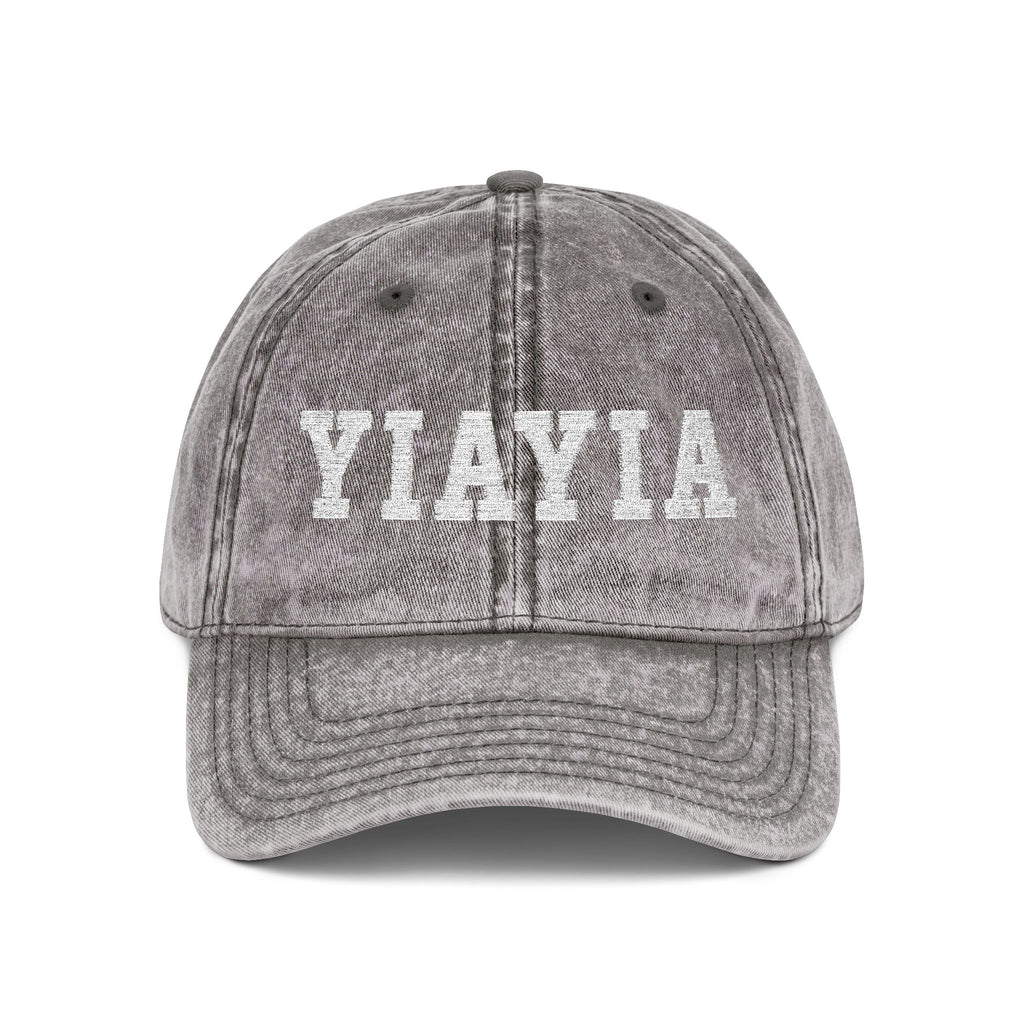 Vintage Embroidered 'YIAYIA' Cap