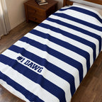 Personalized Varsity Fleece Blanket