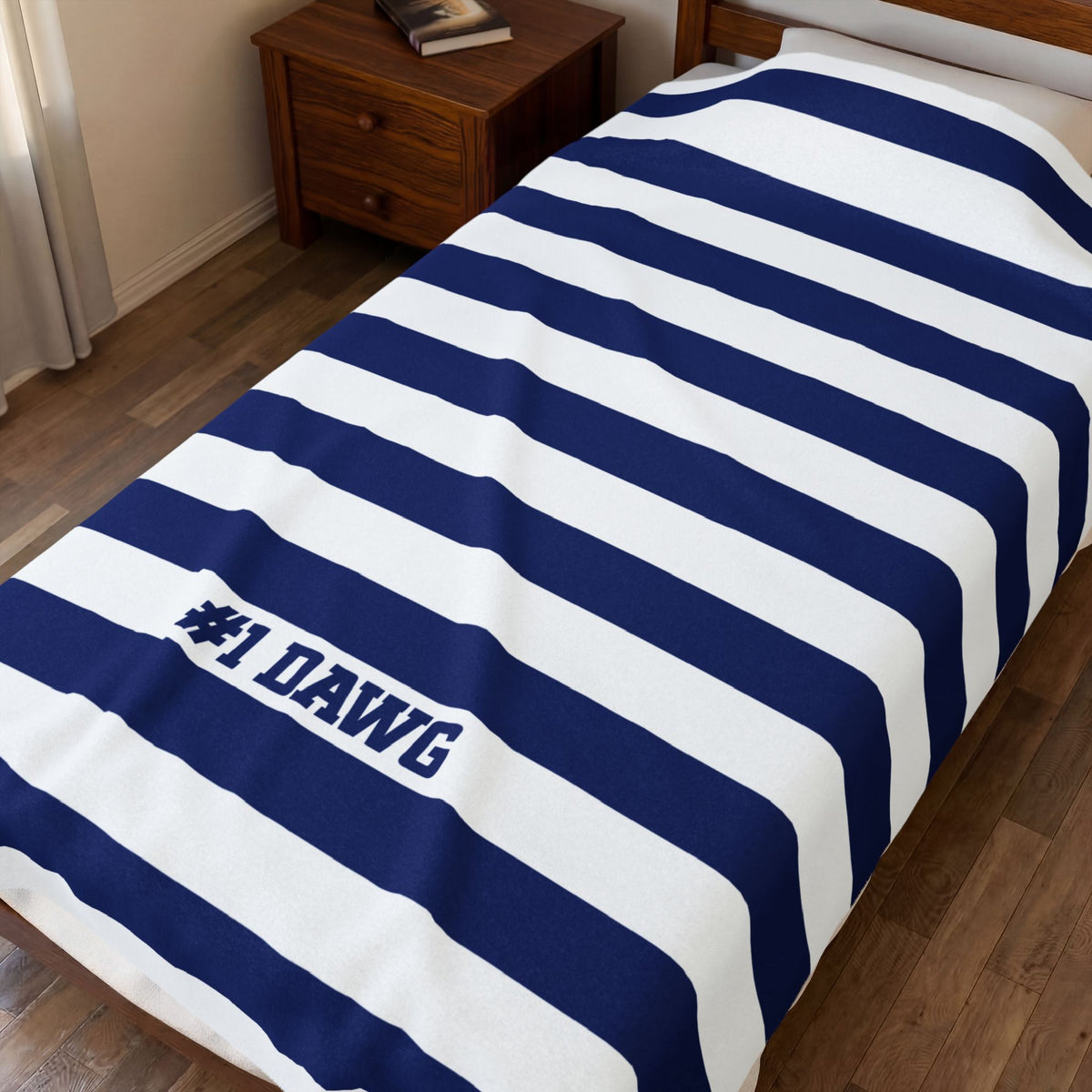 Personalized Varsity Fleece Blanket