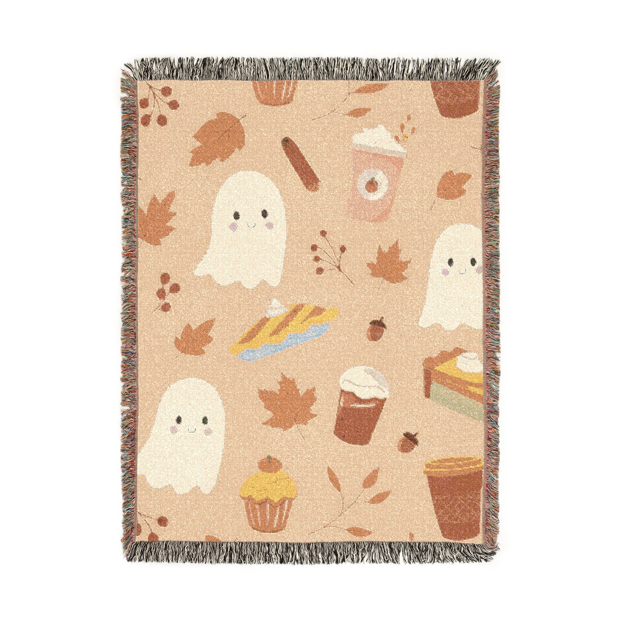 Ghostly Harvest Woven Blanket
