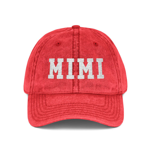 Vintage Embroidered "MIMI" Cap