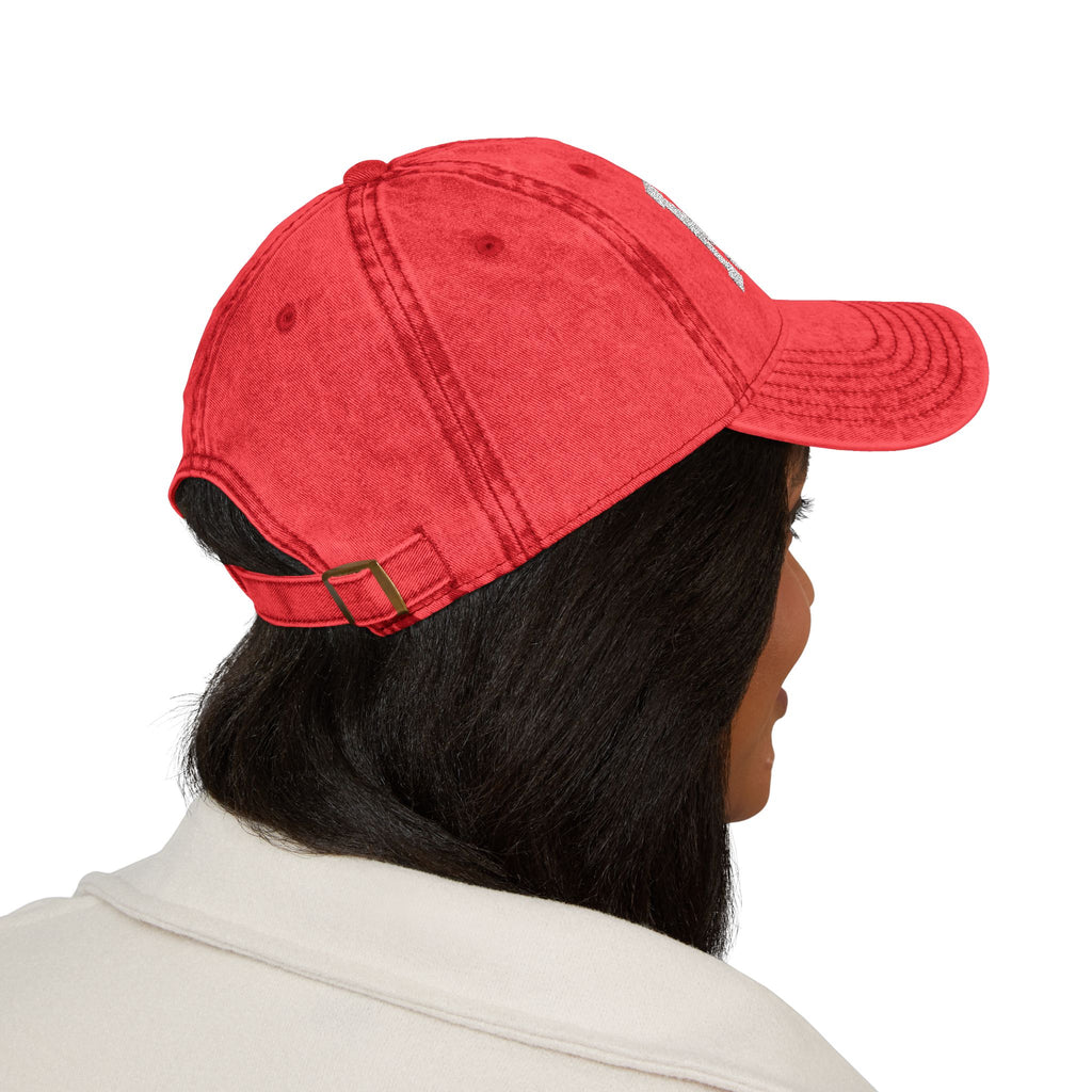 Vintage Embroidered "MOM" Cap