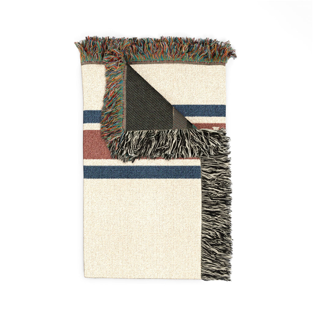 USA 250 Woven Blanket — Striped Southwestern Throw