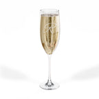Engraved Champagne Flute — Monogram Initial