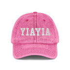Vintage Embroidered 'YIAYIA' Cap
