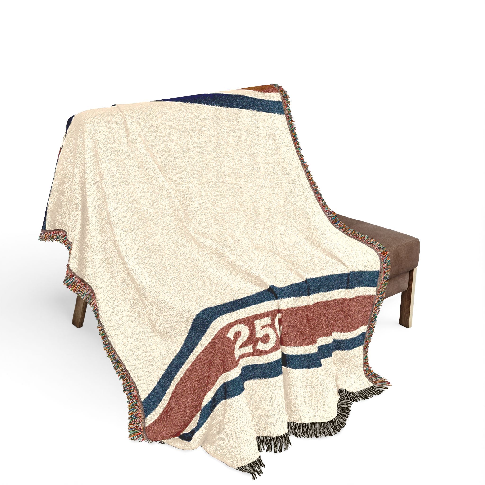 USA 250 Woven Blanket — Striped Southwestern Throw