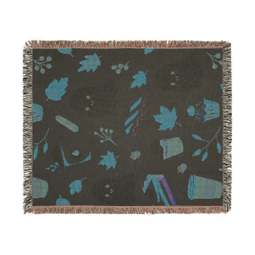 Ghostly Harvest Woven Blanket