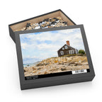 Coastal Cottage Jigsaw Puzzle — Scenic Beach House 120/252/500-Piece