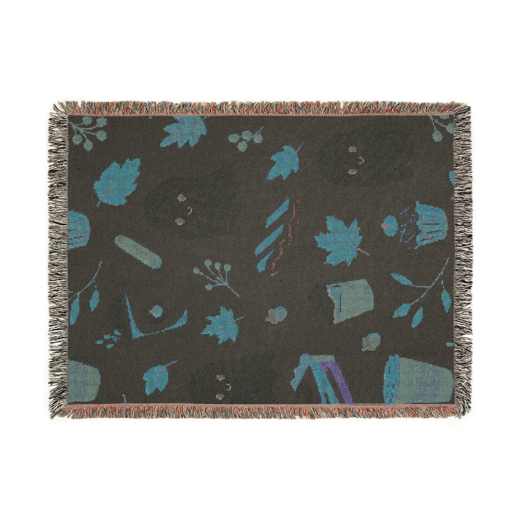 Ghostly Harvest Woven Blanket