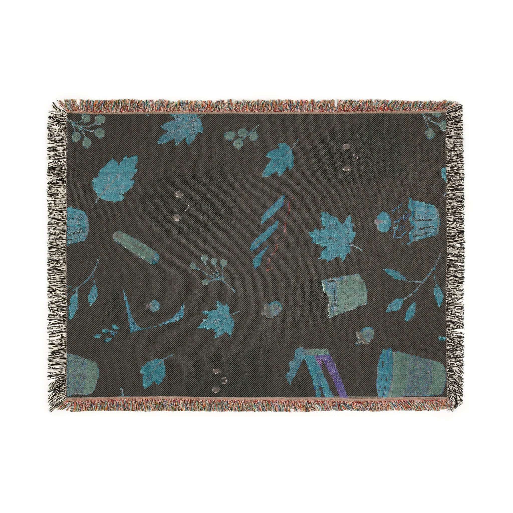 Ghostly Harvest Woven Blanket