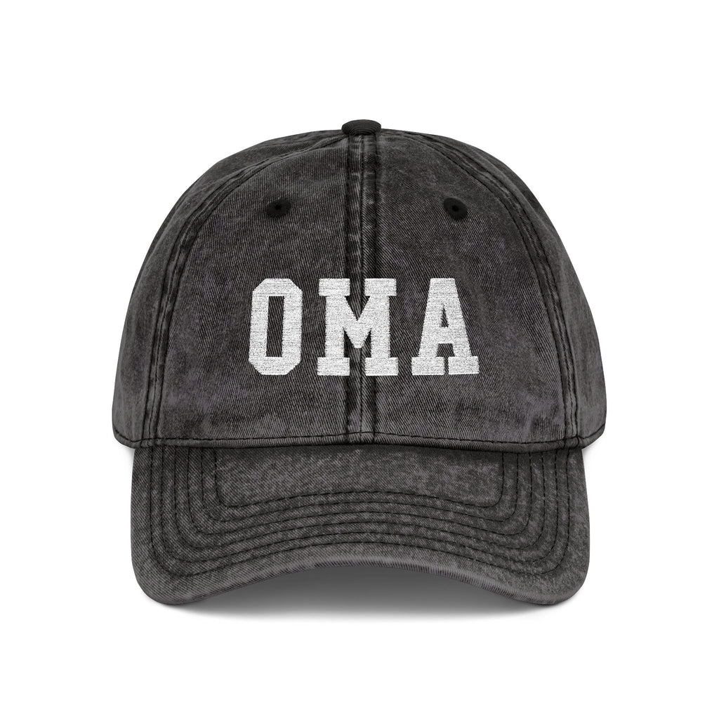 Vintage Embroidered 'OMA' Cap