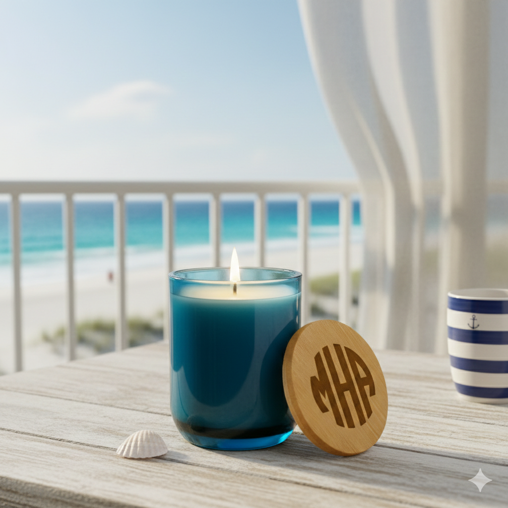The Monogram Hearth Candle — Personalized, Elevated 14oz Scented Candle
