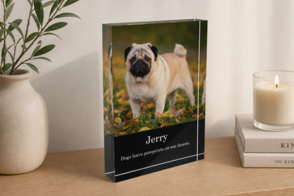 Pet Keepsake Acrylic Photo Block