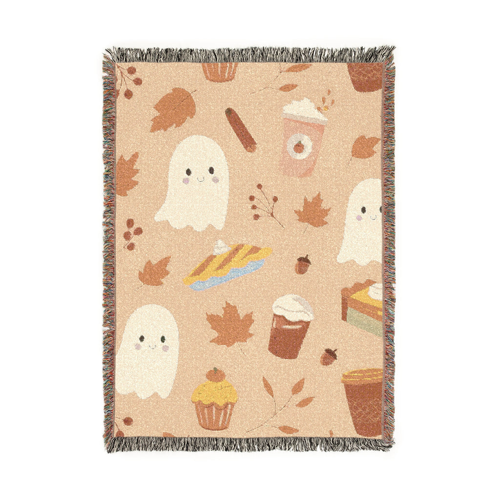Ghostly Harvest Woven Blanket