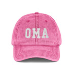 Vintage Embroidered 'OMA' Cap