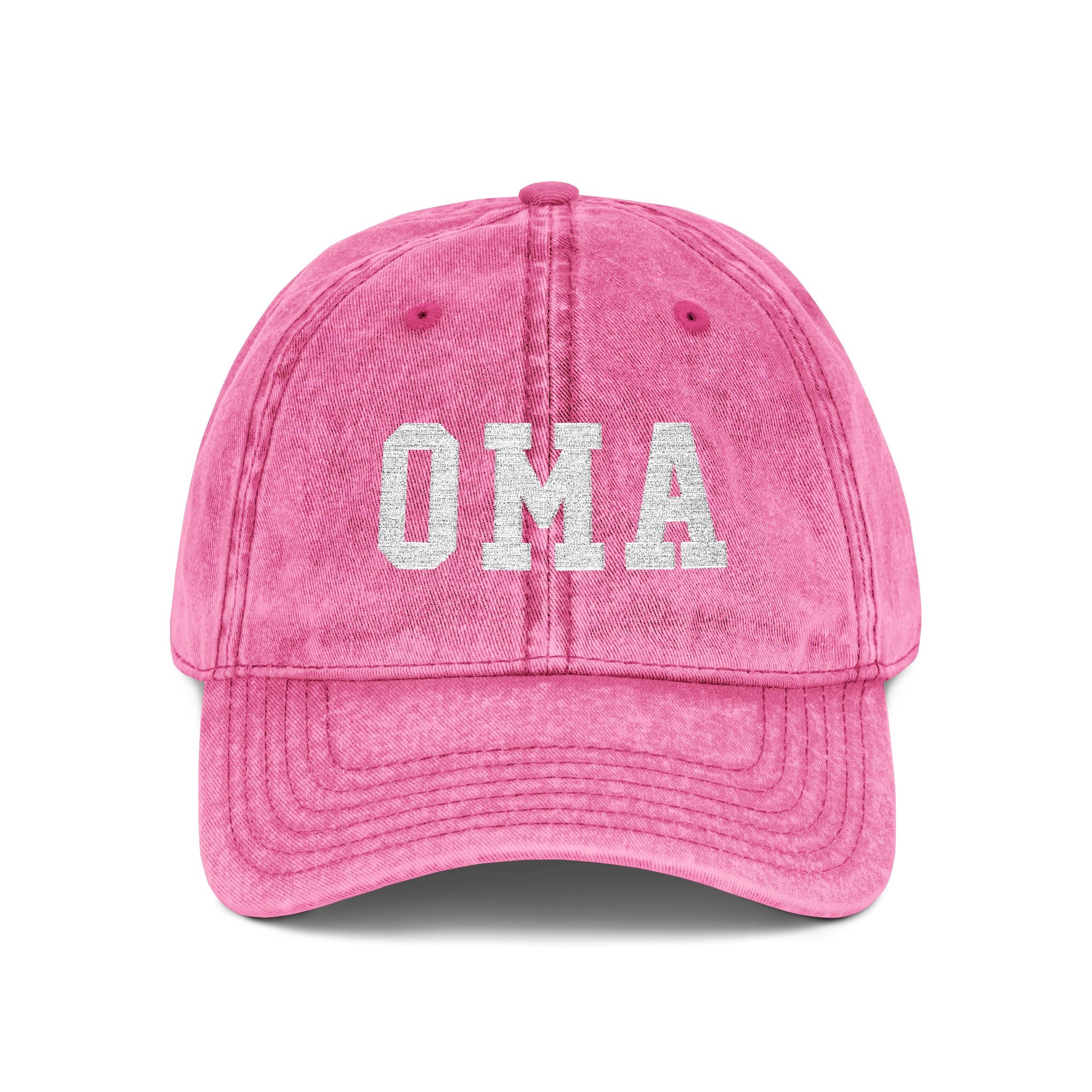 Vintage Embroidered 'OMA' Cap
