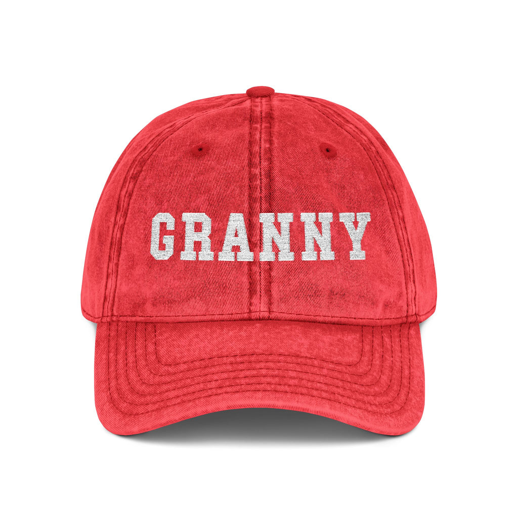 Vintage Embroidered 'GRANNY' Cap