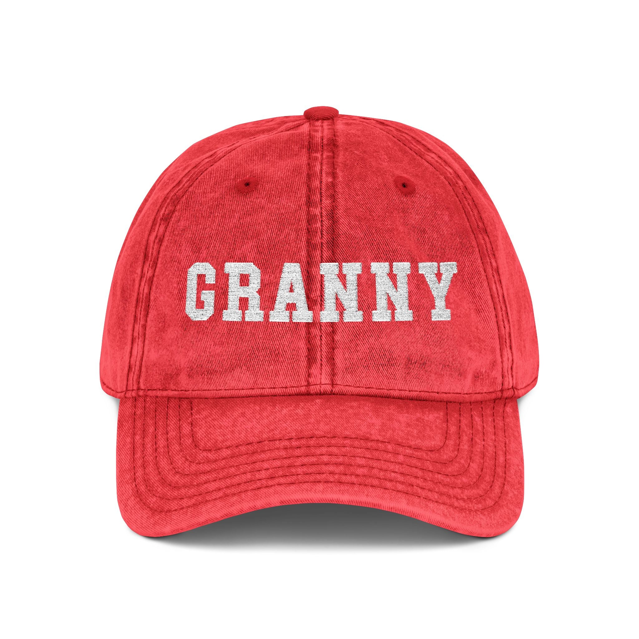 Vintage Embroidered 'GRANNY' Cap