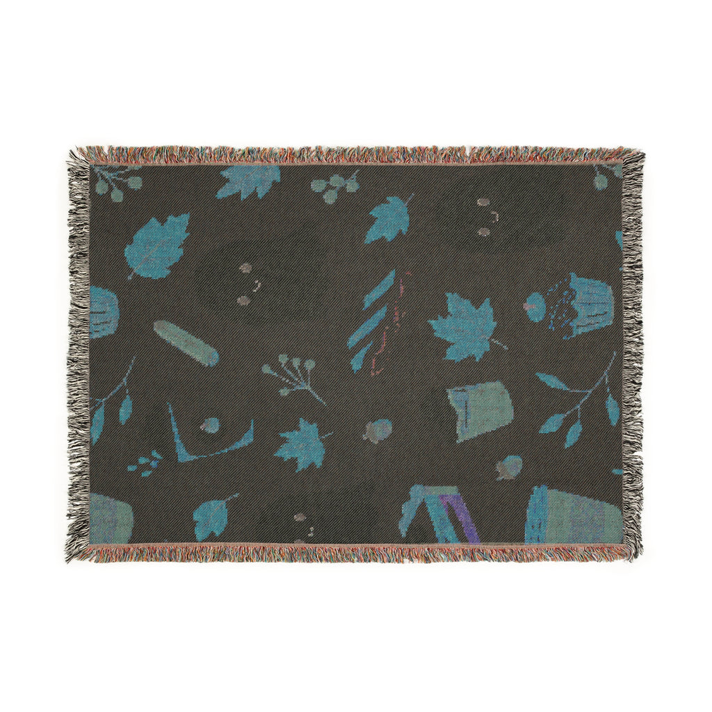 Ghostly Harvest Woven Blanket