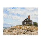 Coastal Cottage Jigsaw Puzzle — Scenic Beach House 120/252/500-Piece
