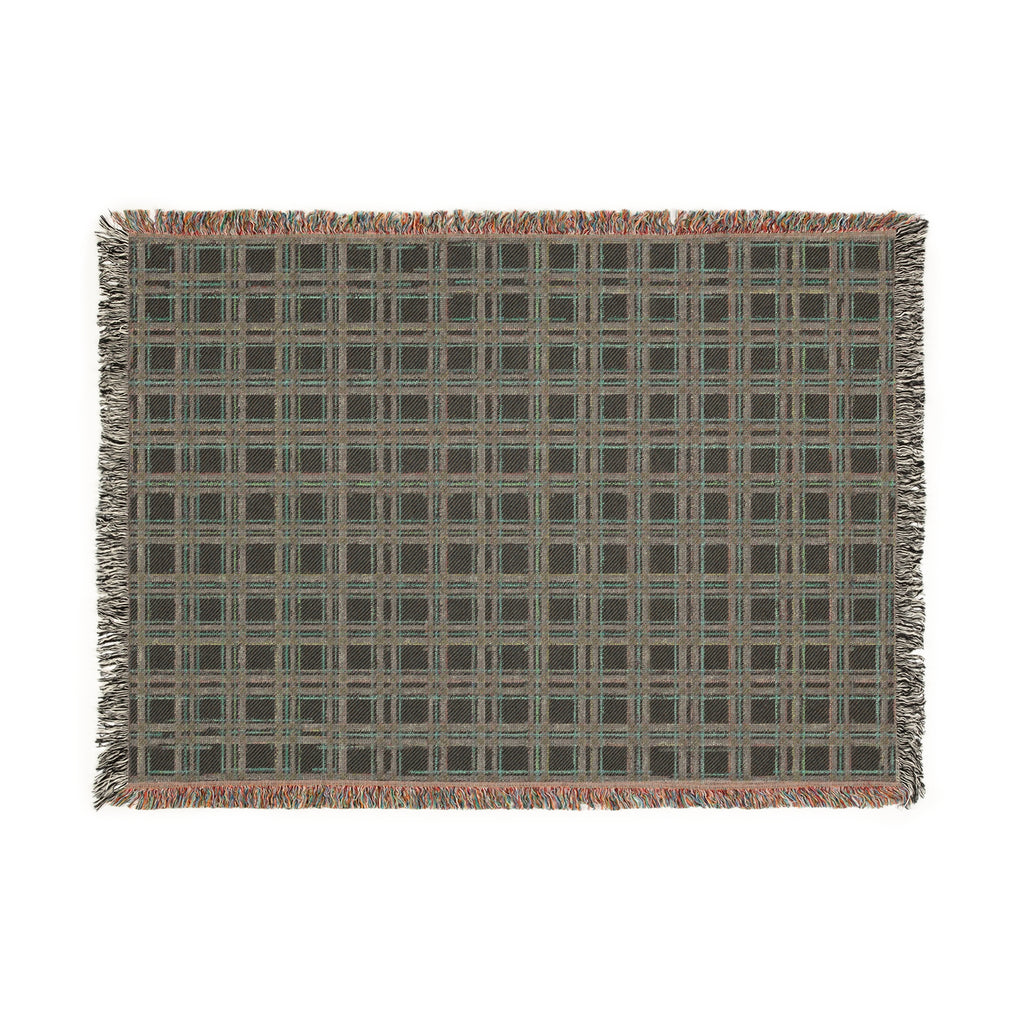 Patriotic Cozy Plaid Woven Blanket - Perfect for Home Decor and Gifting