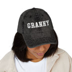 Vintage Embroidered 'GRANNY' Cap