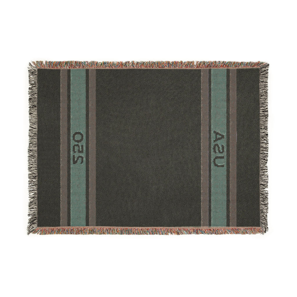 USA 250 Woven Blanket — Striped Southwestern Throw