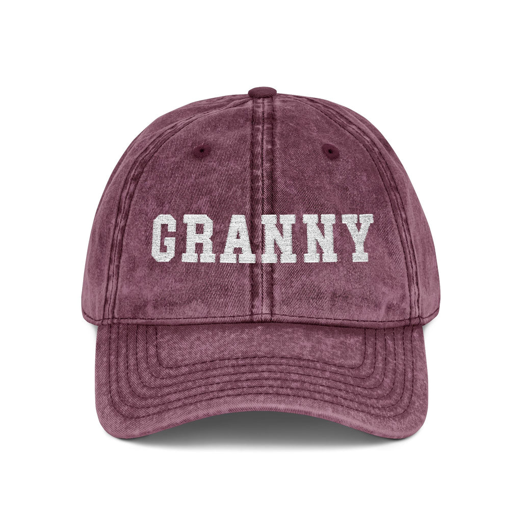 Vintage Embroidered 'GRANNY' Cap