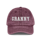 Vintage Embroidered 'GRANNY' Cap