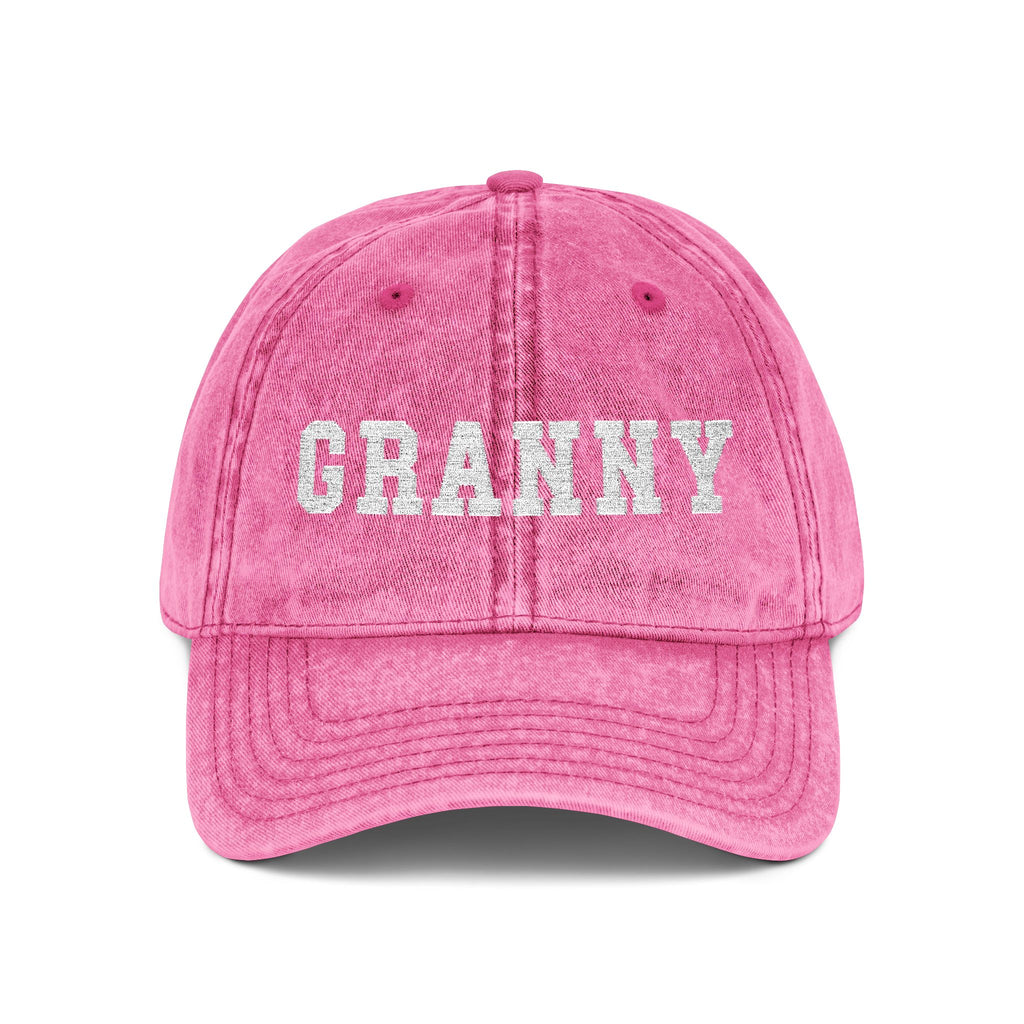 Vintage Embroidered 'GRANNY' Cap