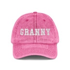 Vintage Embroidered 'GRANNY' Cap