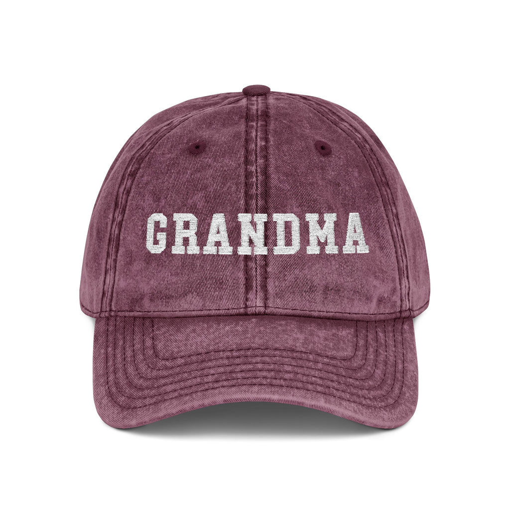 Vintage Embroidered 'GRANDMA' Cap