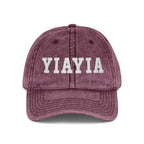 Vintage Embroidered 'YIAYIA' Cap