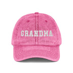 Vintage Embroidered 'GRANDMA' Cap