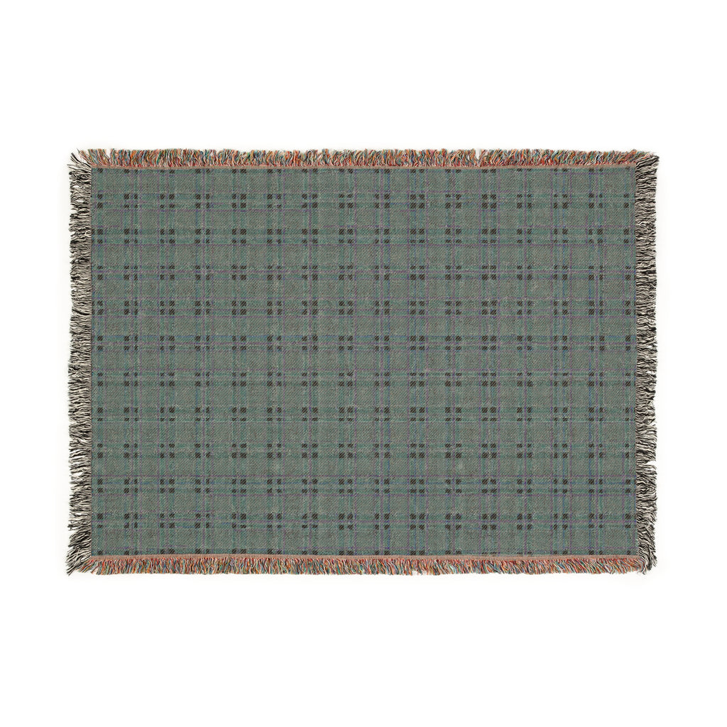 Neutral Cozy Plaid Woven Blanket - Soft Throw for Home Decor