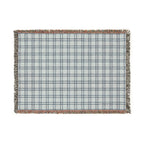 Patriotic Cozy Plaid Woven Blanket - Perfect for Home Decor and Gifting