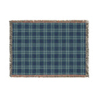 Coastal Plaid Woven Blanket