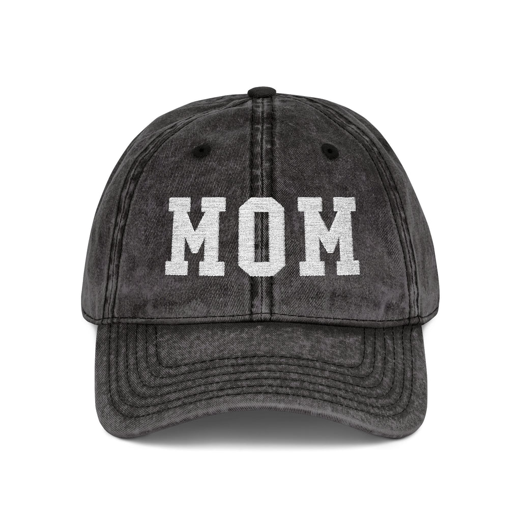 Vintage Embroidered "MOM" Cap
