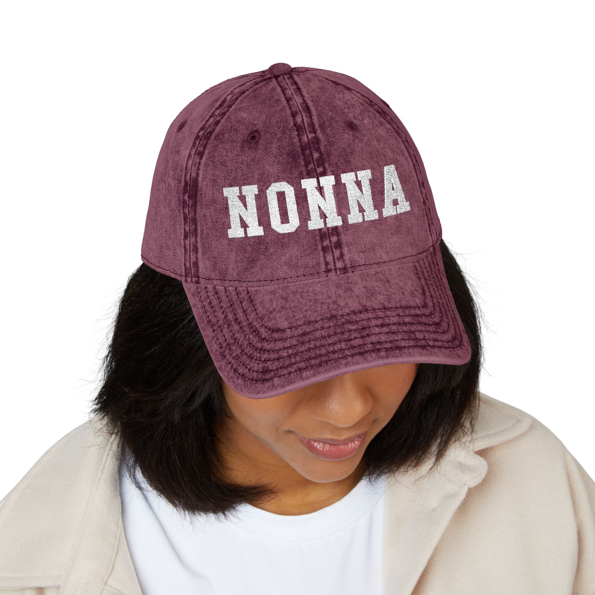 Vintage Embroidered 'NONNA' Cap