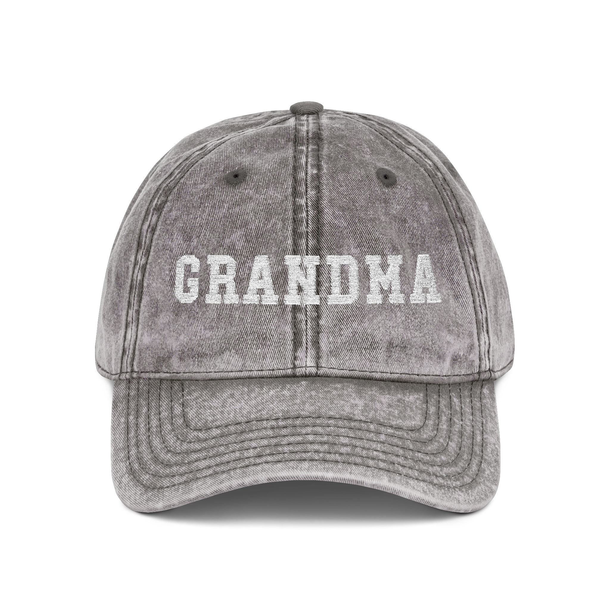 Vintage Embroidered 'GRANDMA' 'GIGI' 'MAMA' 'OMA' 'NANA' 'MIMI' Baseball Cap
