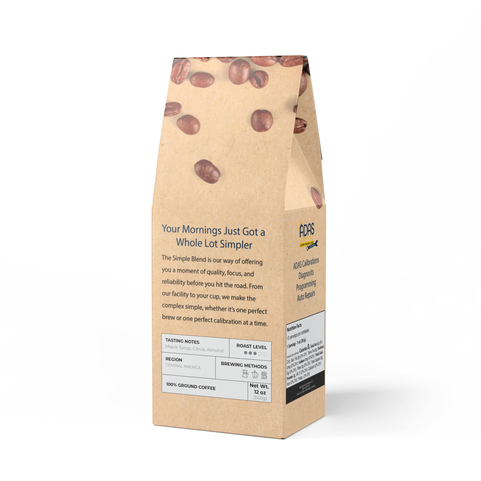 ADAS Made Simple Coffee Blend (Medium Roast)
